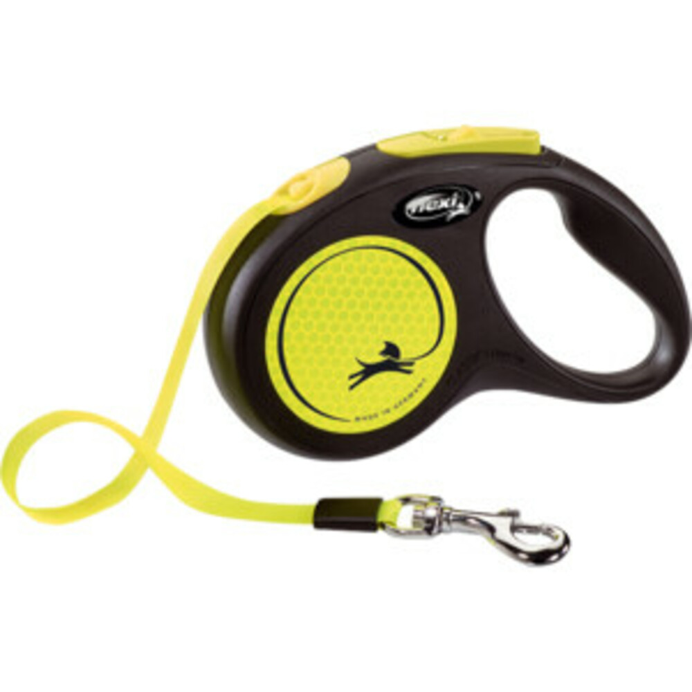 Flexi Rollijn New Neon Tape 5 mtr tot 15 kg Neon