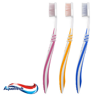 Aquafresh Clean & Flex Tandenborstel Hard - 2 1 gratis in 100% plasticvrije verpakking 3ST