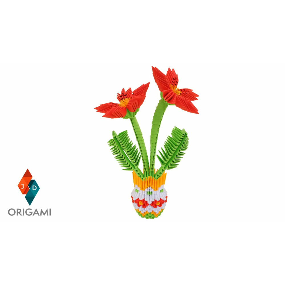 Origami 3D Flowerpot 554 stukjes