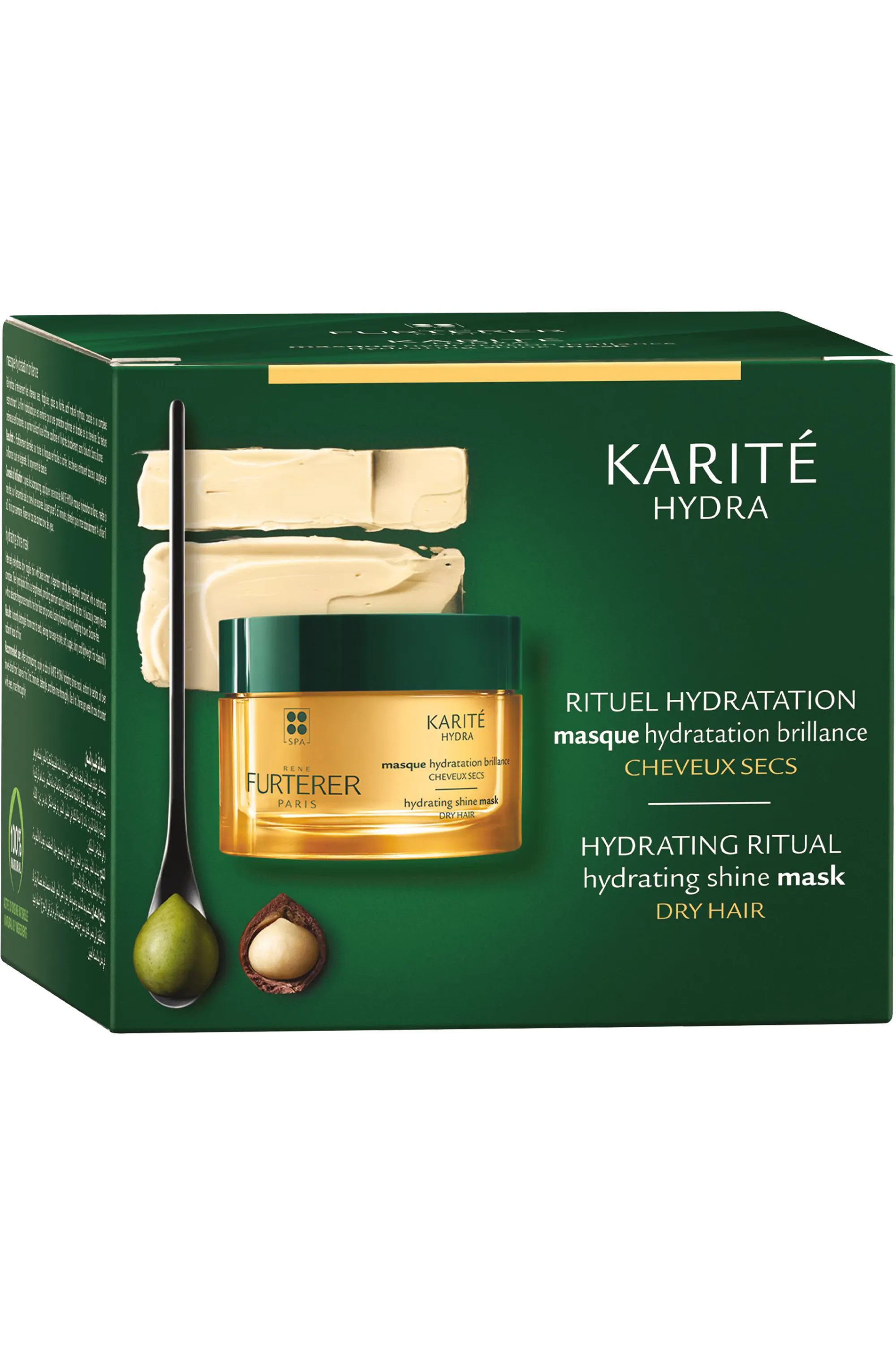 René Furterer Crème de jour hydratante sans rinçage pour cheveux secs Karité Hydra-100 ml