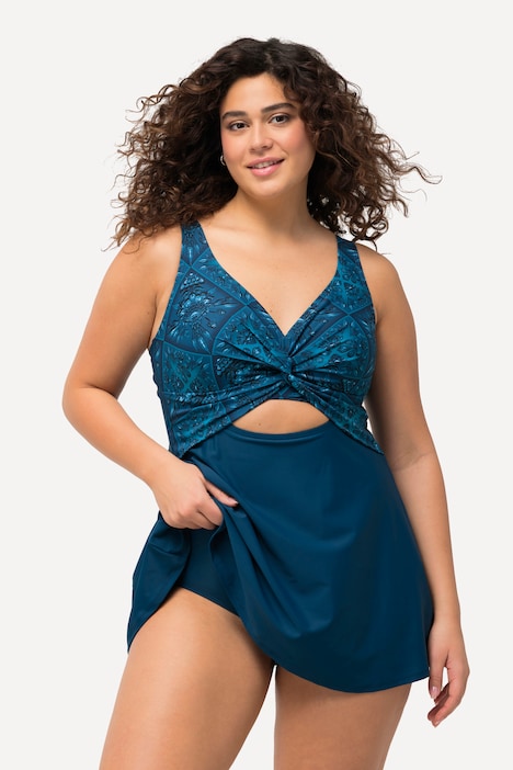 Badekleid, Mosaikmuster, Softcups