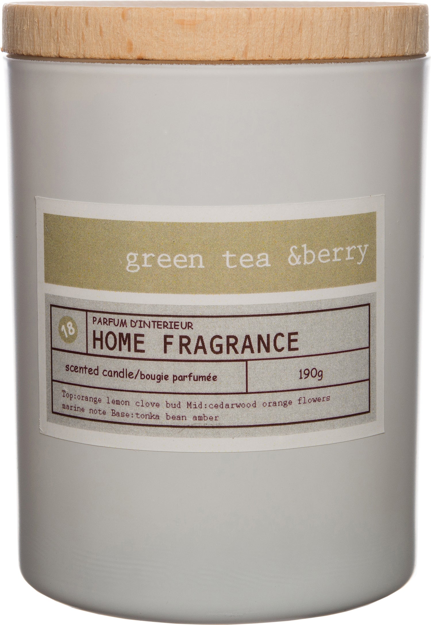 Everydays geurkaars Green Tea / Berry D 9 H 12 cm