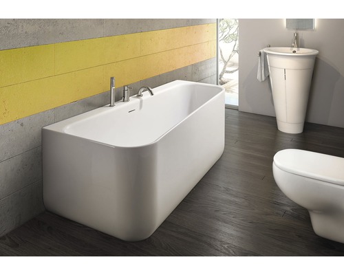 OTTOFOND Pino bad 75 x 155 cm wit glad 703930