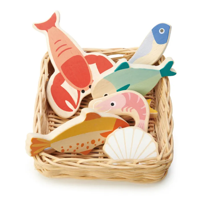 Tender Leaf Toys Le panier du marché Fruits de Mer
