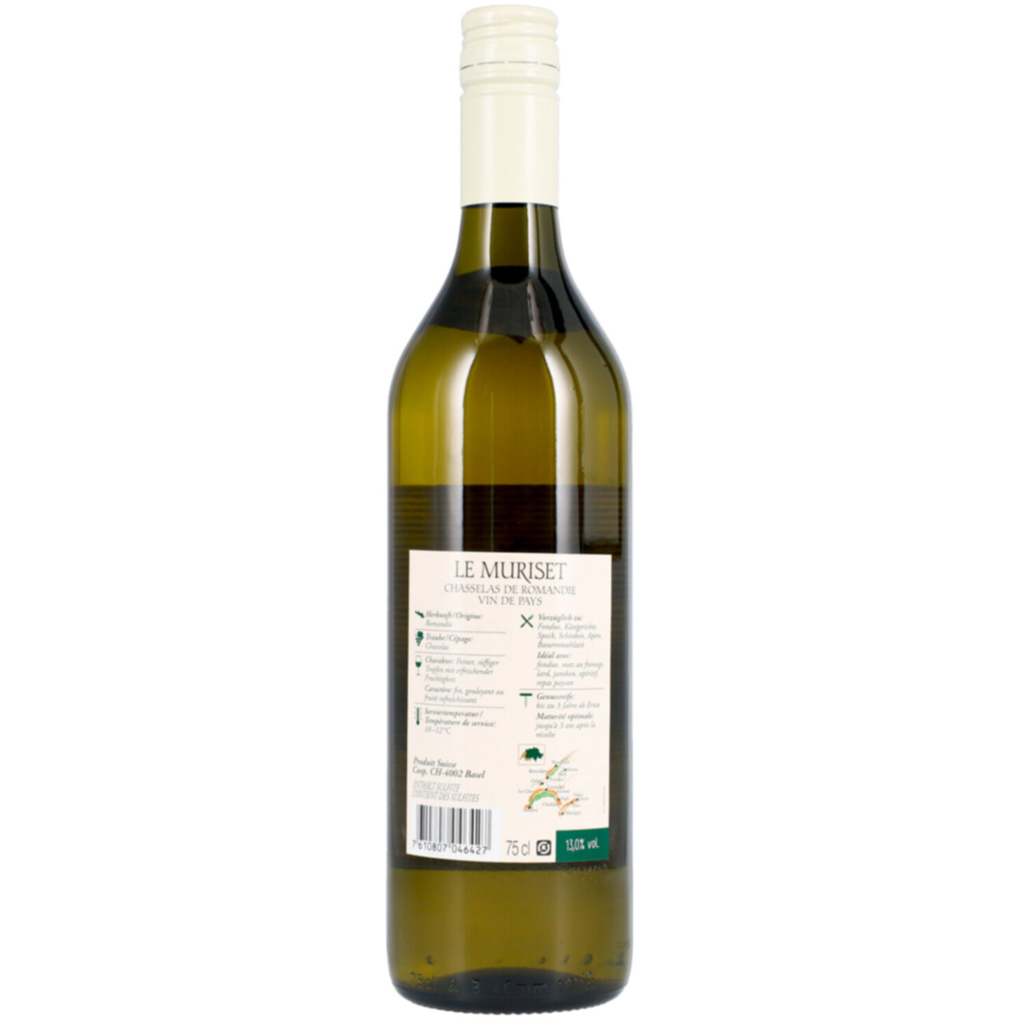 Chasselas de Romandie Vin de Pays Sélection Le Muriset -75cl