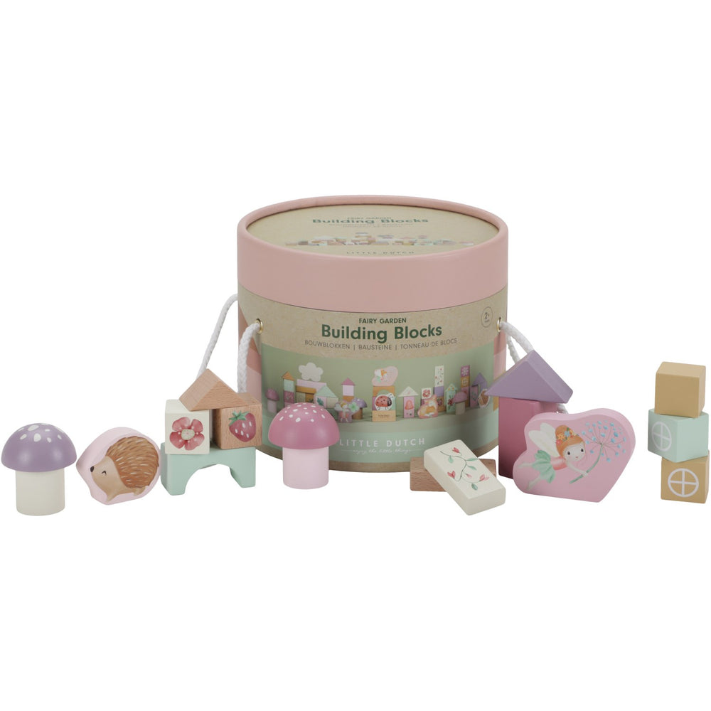 Køb Little Dutch Fairy Garden Pink Byggeklodser Træ