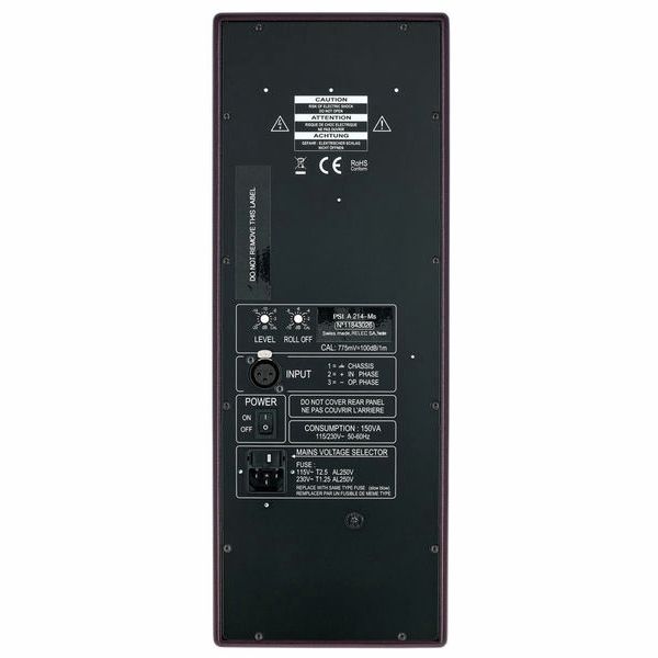 PSI Audio A214-M Studio Red