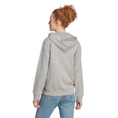 Adidas SportswearEssentials 3-Stripes Full Zip Hoodie - grau