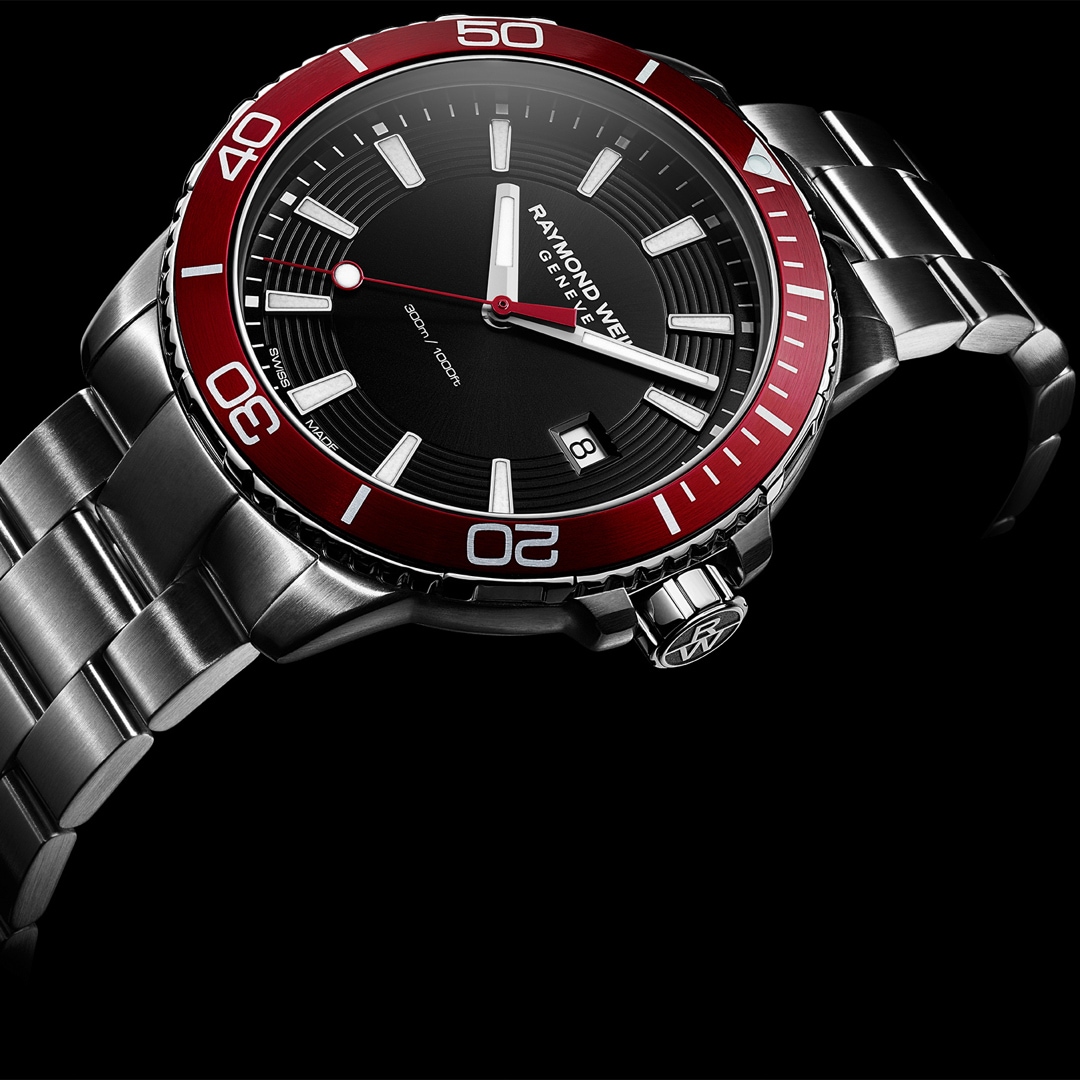 Raymond Weil Tango 300 Diver Rot Ø 42mm