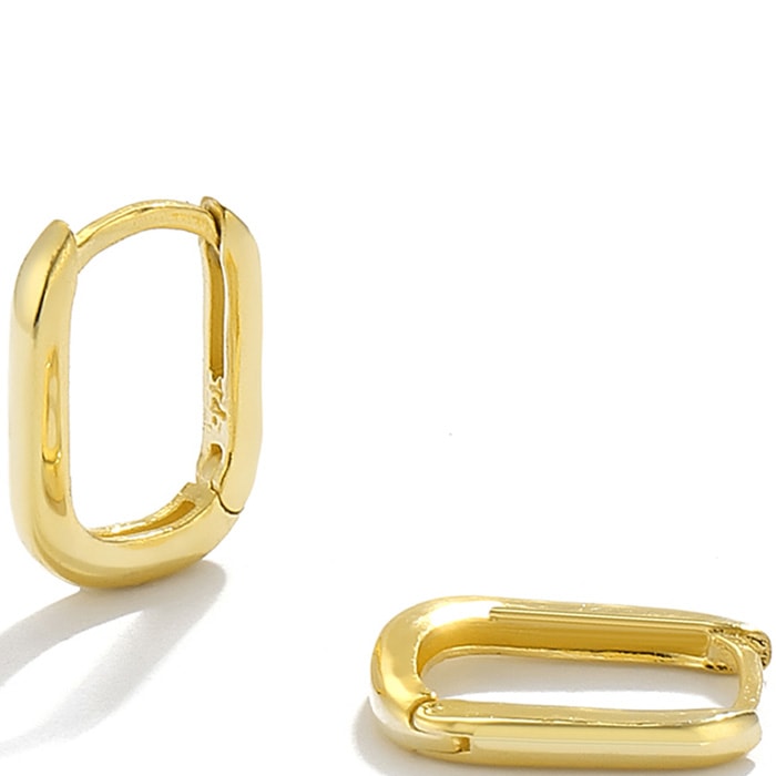 Boucles d'oreilles - Argent 925/000 plaqué or