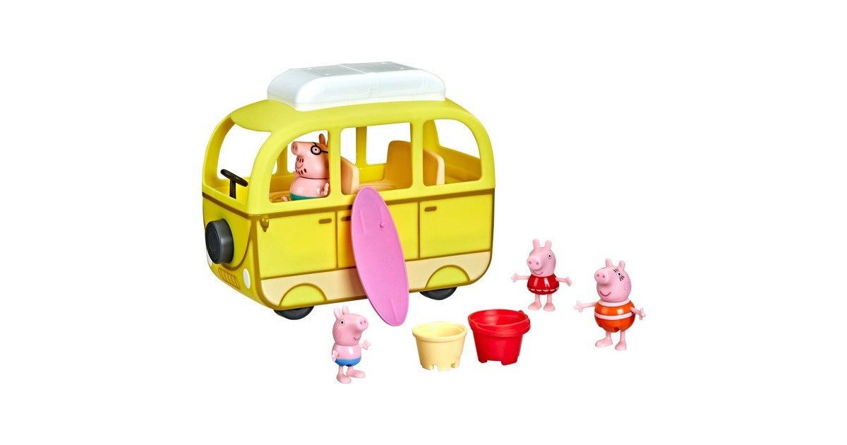 HasbroPeppa Pig Peppa's Strand Camper Speelfiguur