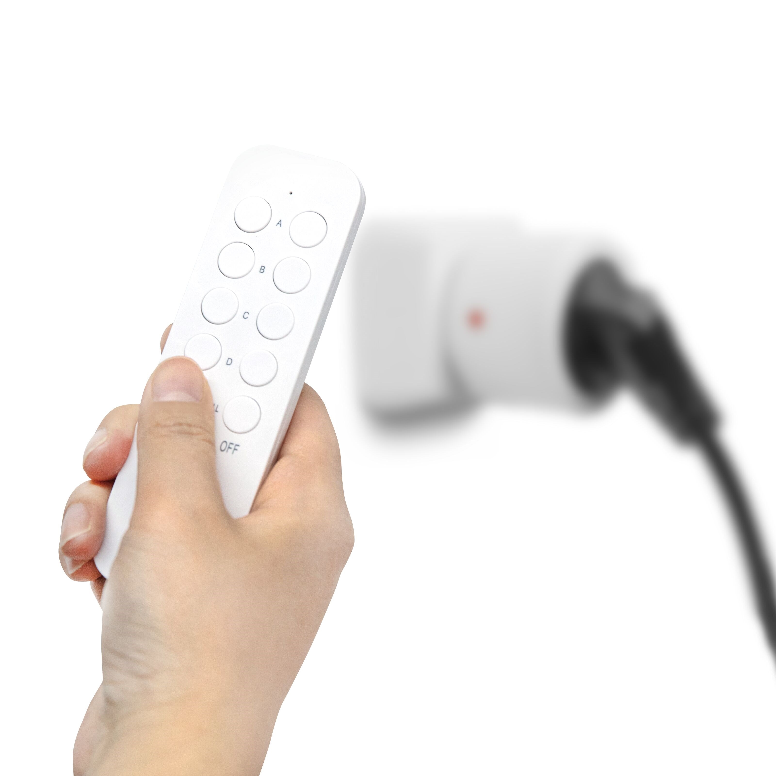 Cleverio Mini-fjernstrømbryter med fjernkontroll 4-pk