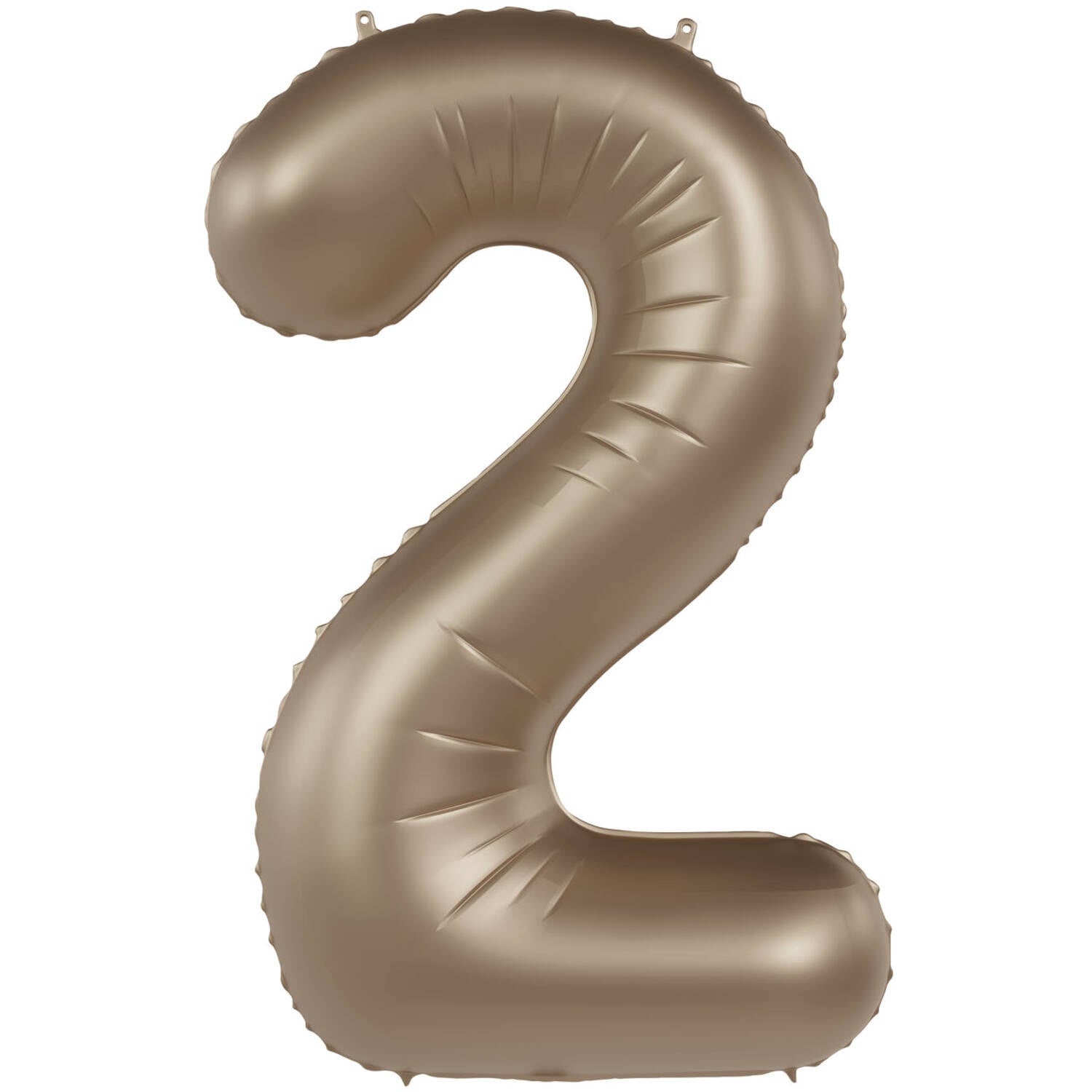 2 Jaar Cijfer Ballon Goud 86cm