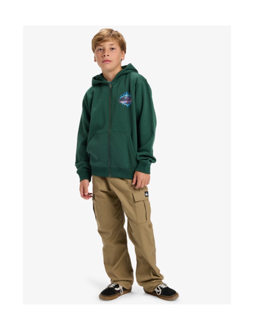 Sports Zip Jacket Boy Green