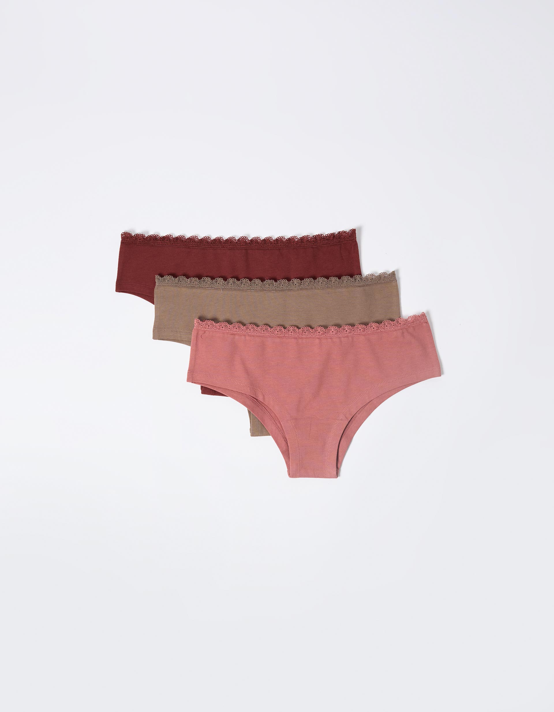 Pack 3 Cuecas, Mulher, Multicolor