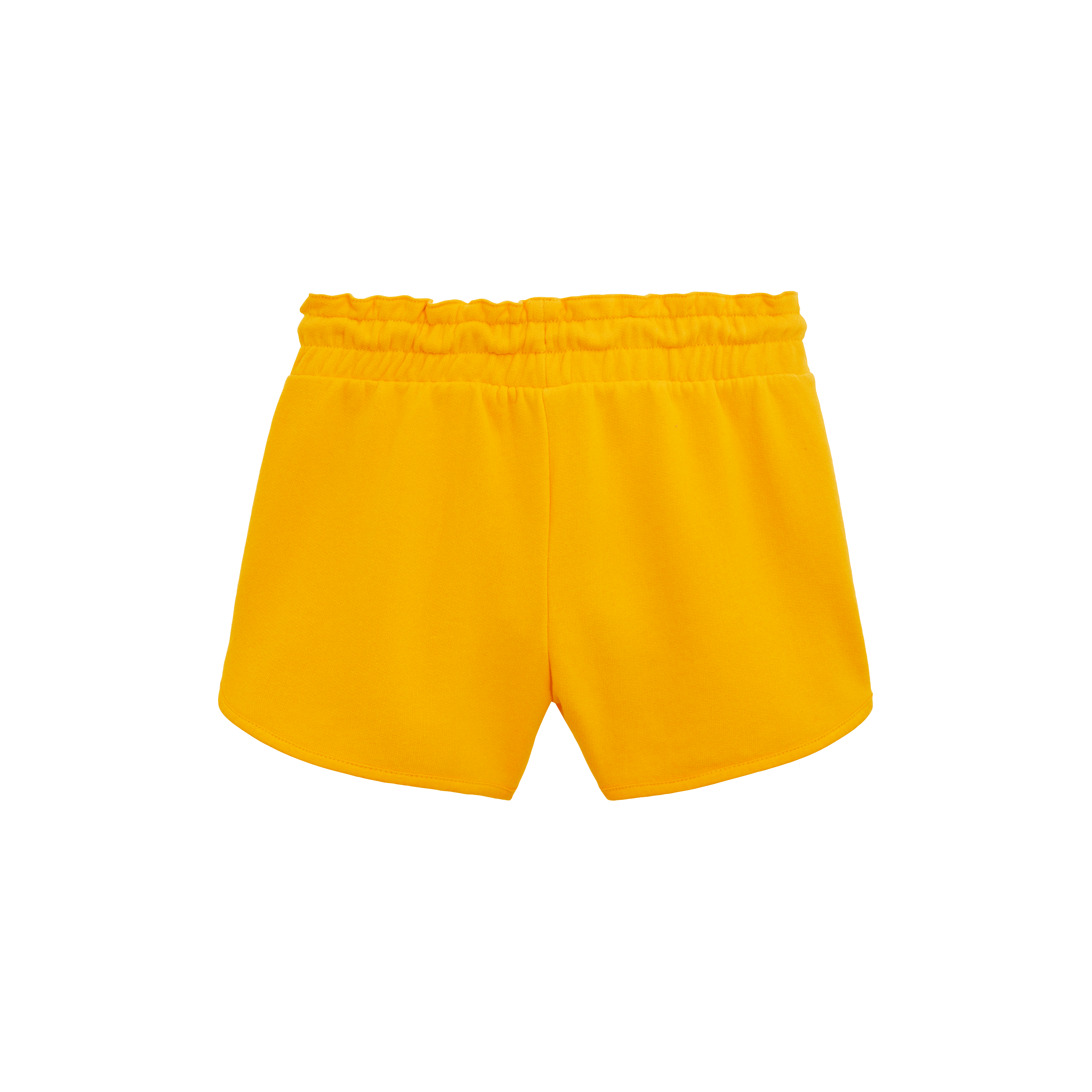 Short en coton organique fille Logo 3D brodé