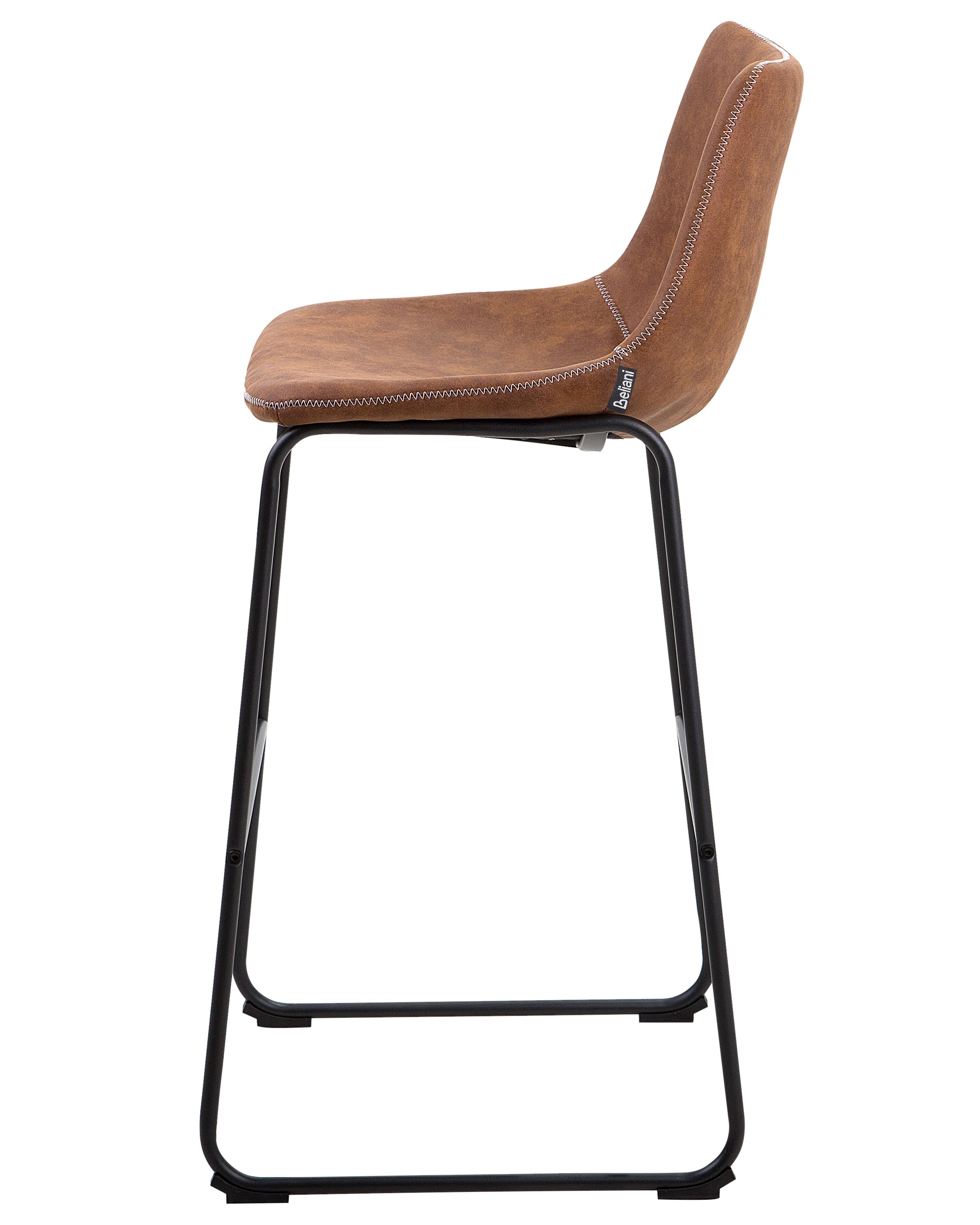 Set van 2 barstoelen FRANKS Goudbruin