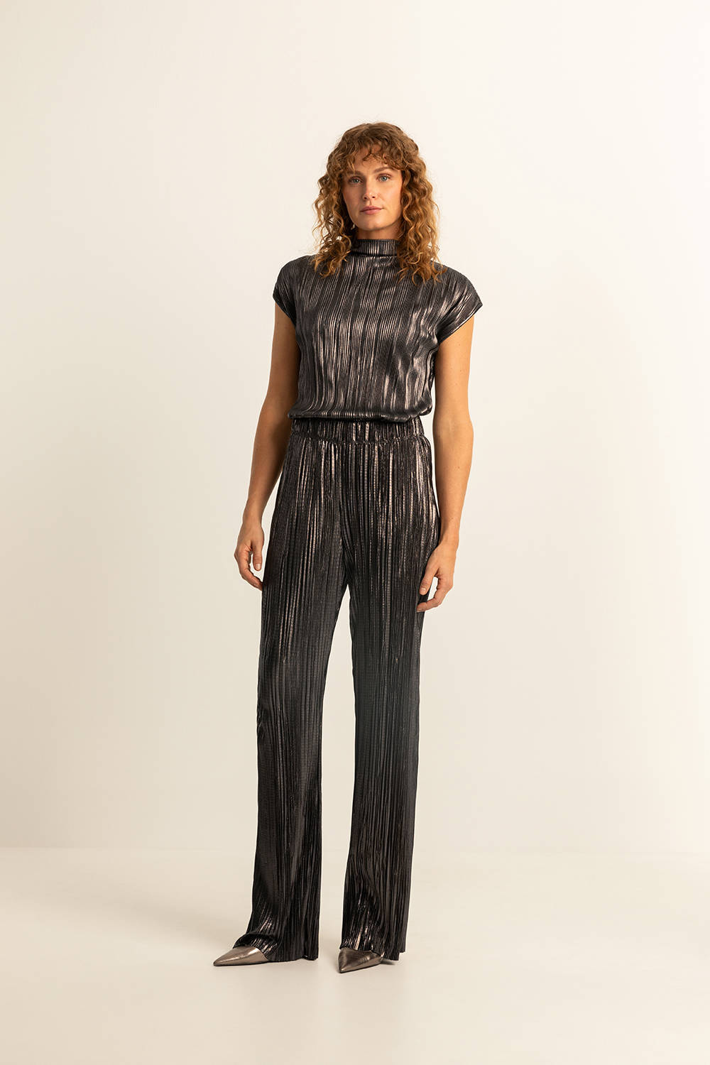 Expresso straight broek goud
