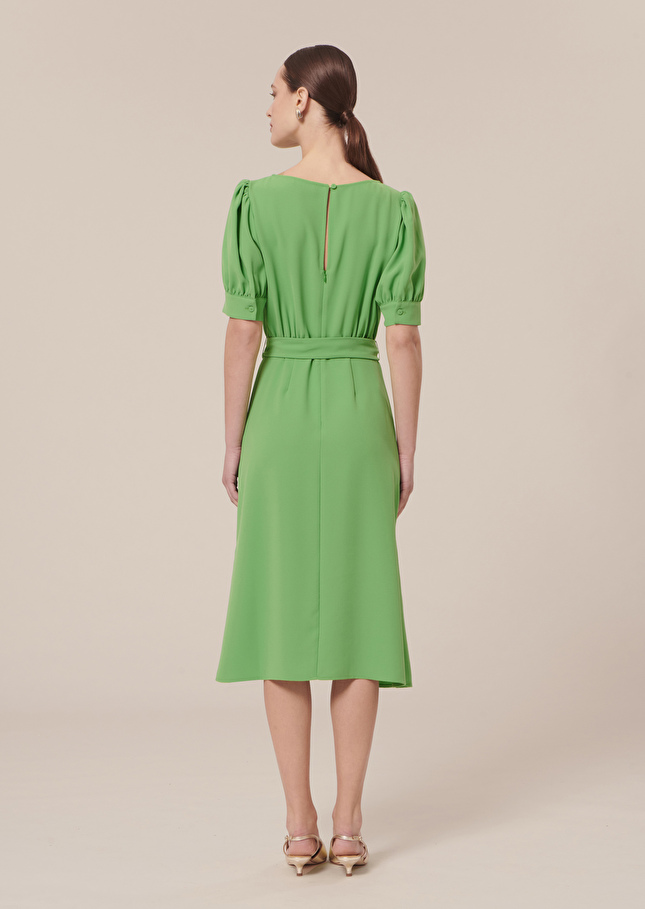 Robe Rillytisverte en crêpe