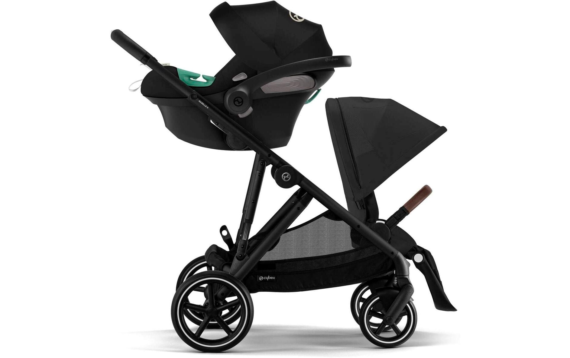 Cybex Kinderwagen Gazelle S Schwarz<br>Kinderwagen mit 20 Kombinationsmöglichkeiten