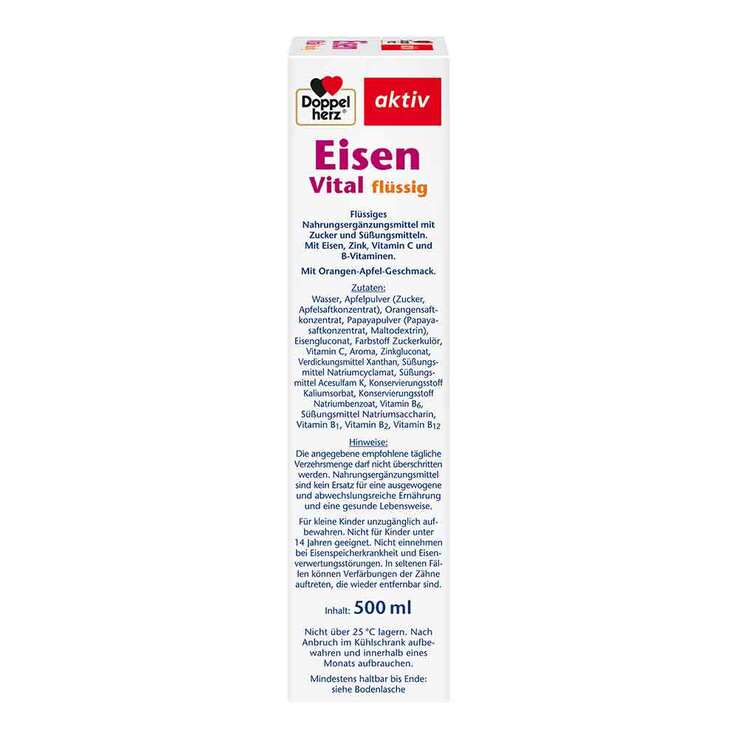 Doppelherz Eisen Vital Tonikum, 500 ml