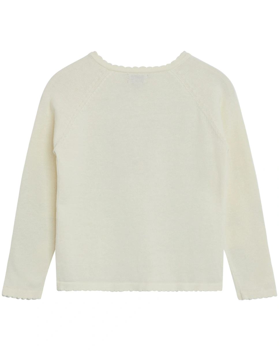 Strickjacke ANESA in white swan