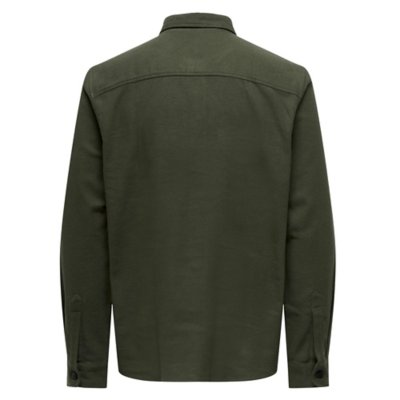 Chemise à manches longues homme Onsmilo Solid ONLY AND SONS
