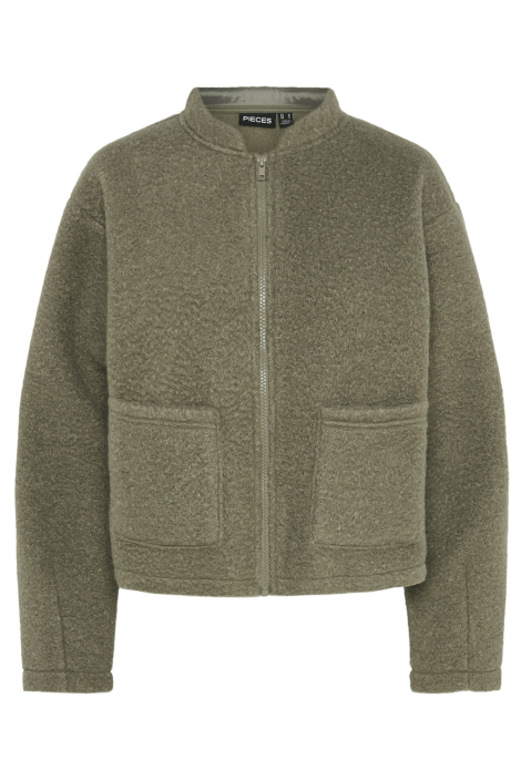 Pieces groene dames vest