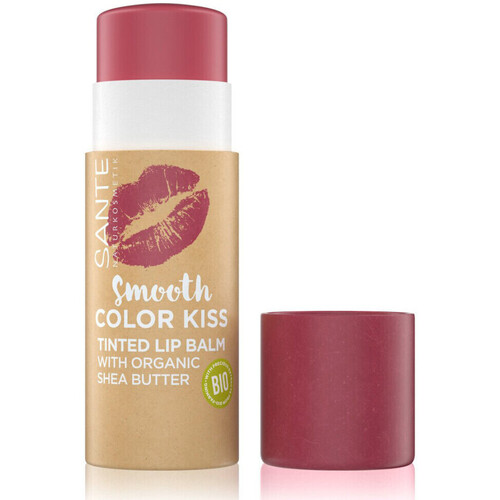 Sante - Bálsamo labial Smooth Color Kiss Rojo