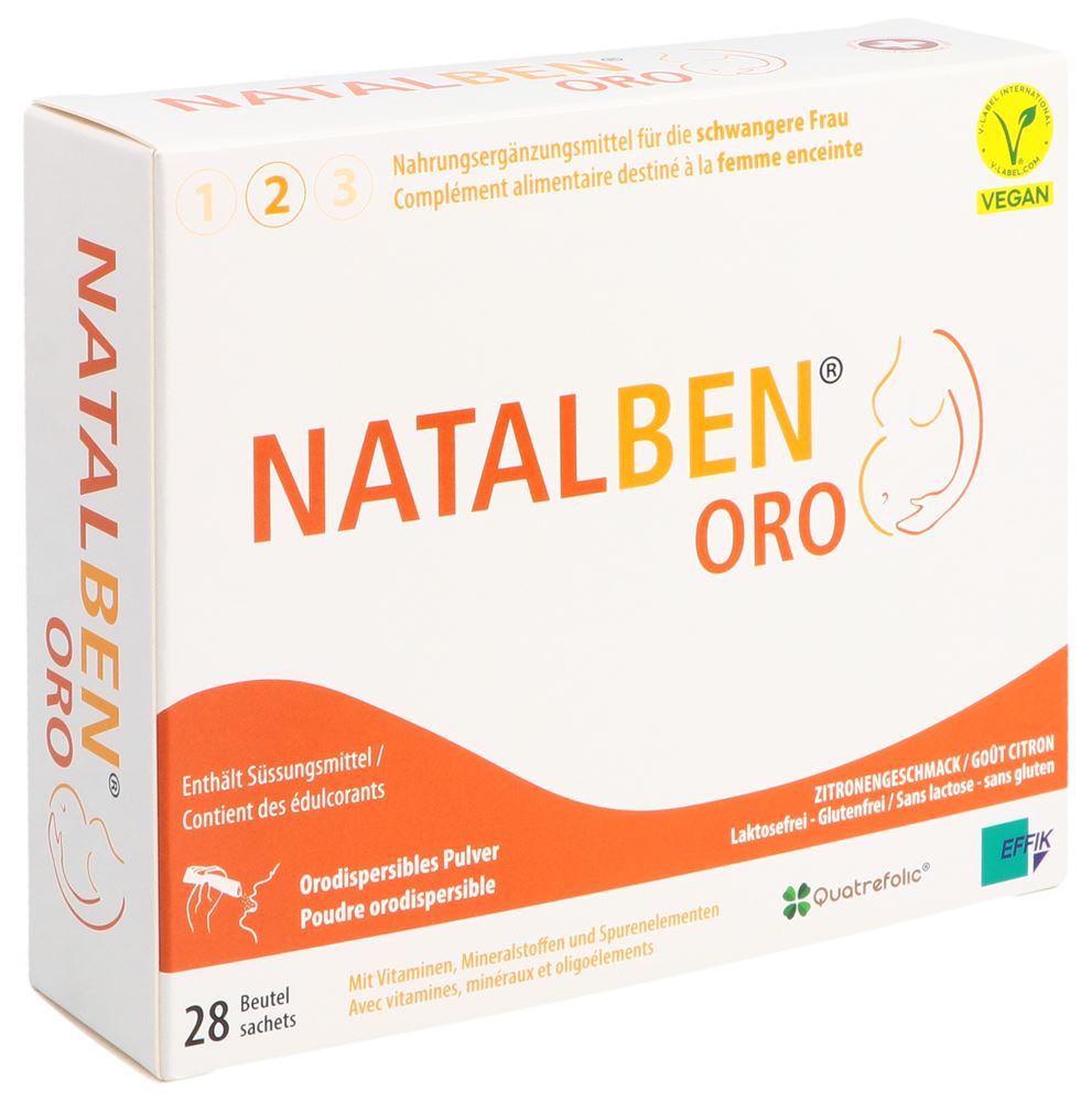 NATALBEN ORO Plv vegan Btl 28 Stk