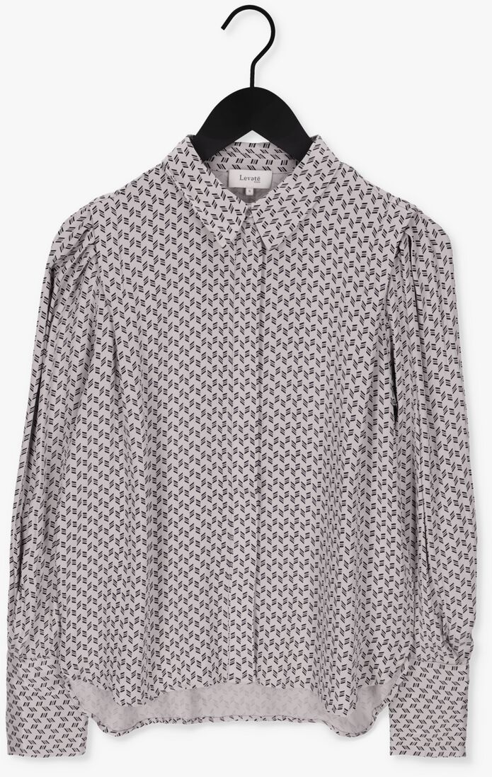 LEVETE ROOM grijze levete room blouse lr-vida 3 shirt