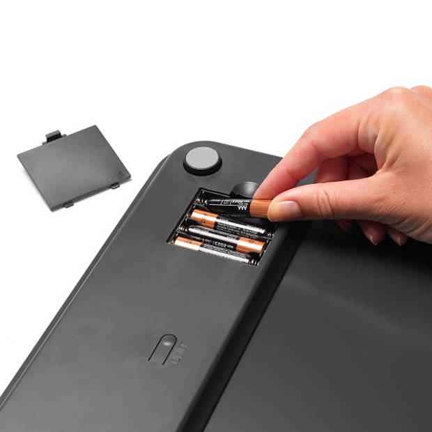 Brabantia ReNew personenweegschaal- Dark Grey