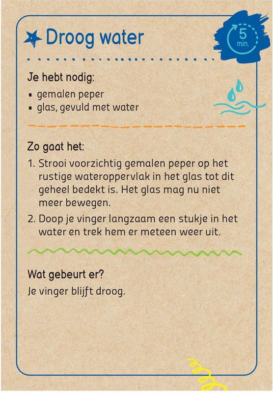 Deltas - Supercoole Experimenten - Experimenteerset - 50 Kaarten - Paperback