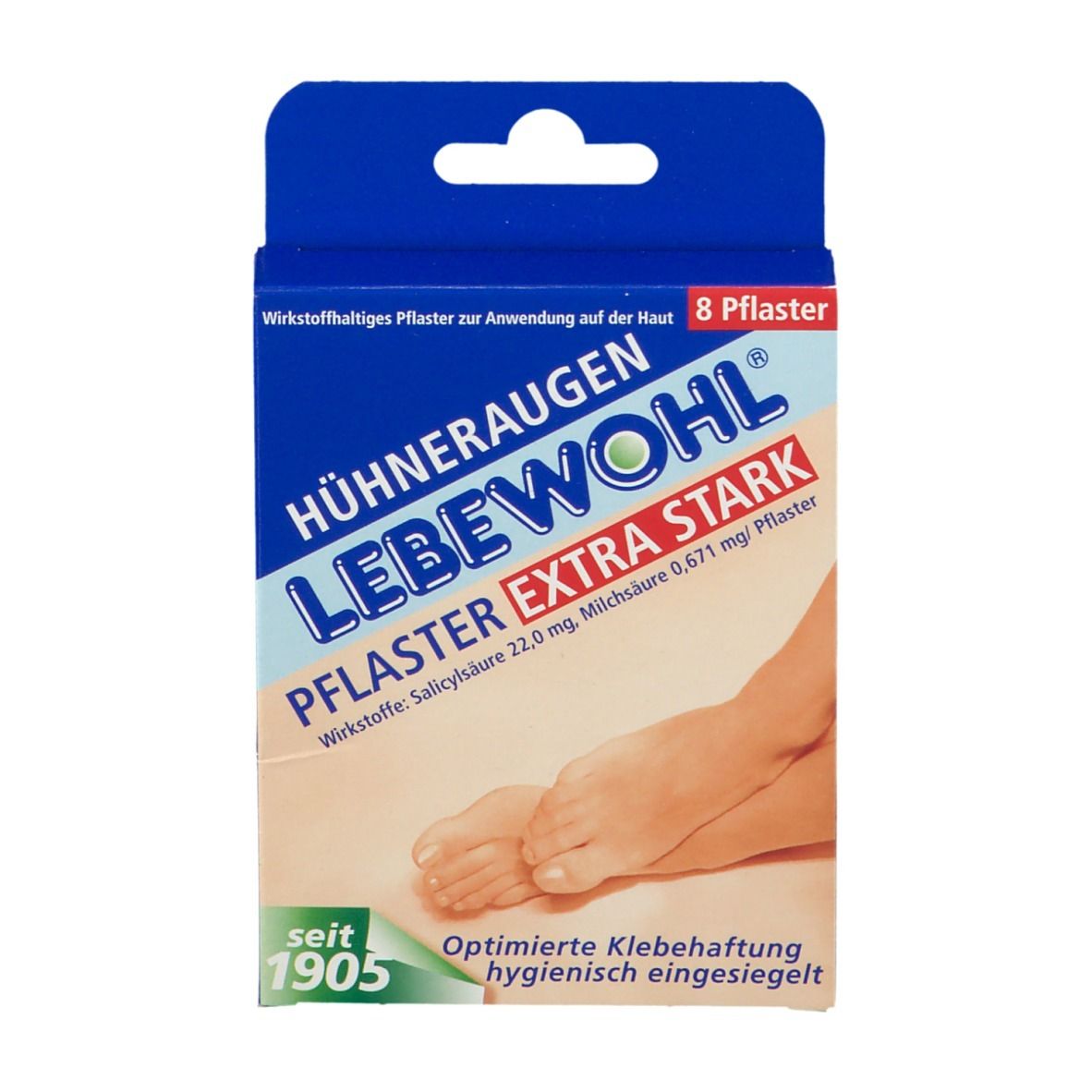 Lebewohl® Hühneraugenpflaster Extra Stark