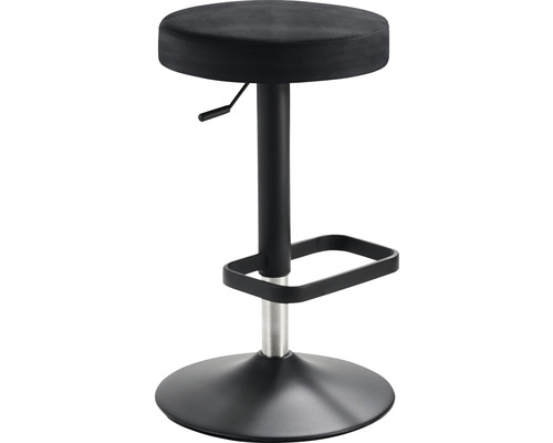 Barkruk Mayer Zitmeubelen 1200 44 x 44 x 55 cm Staal zwart/antraciet