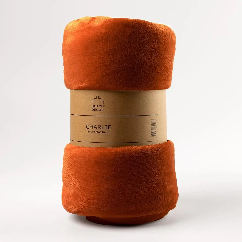 Plaid Charlie - Potters Clay - 200x220 cm