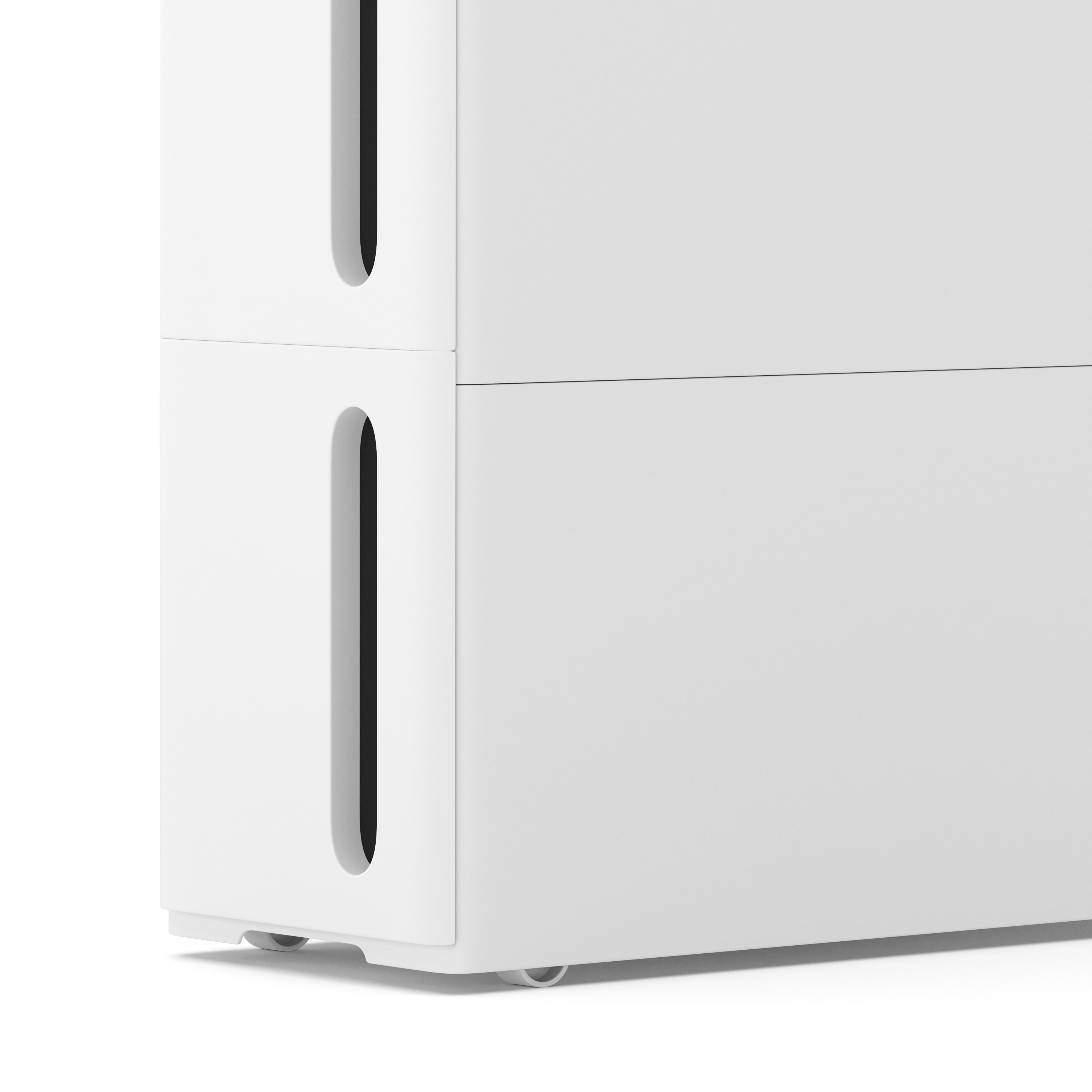 Nischenregal 17 x 45 x 84 cm weiss/schwarz