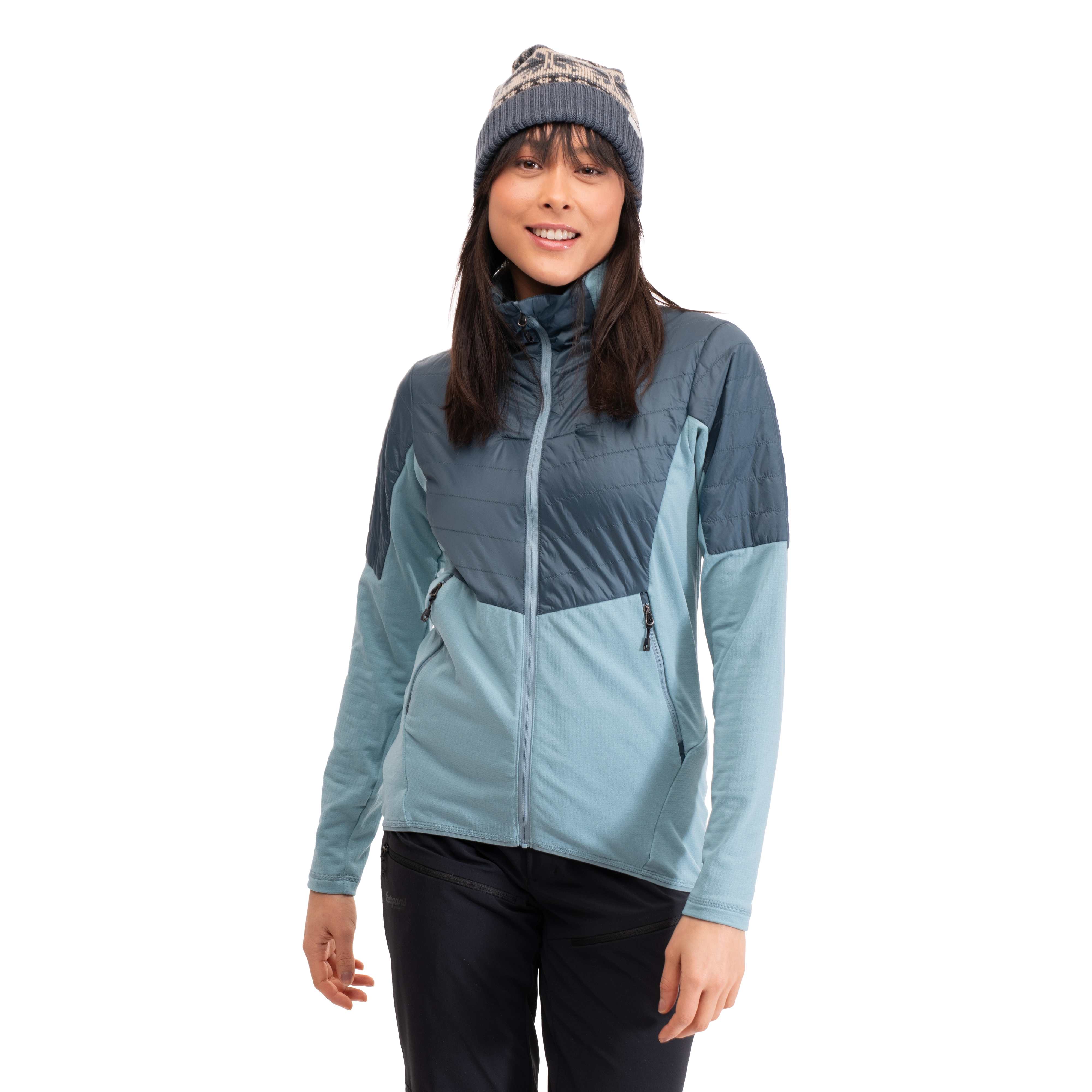 Senja Midlayer W Jacket Smoke Blue / Orion Blue
