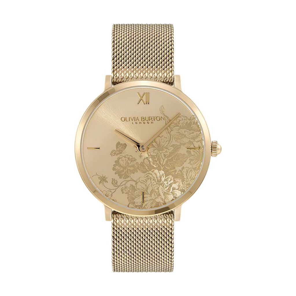 Montre Olivia Burton Floral Blooms Doré