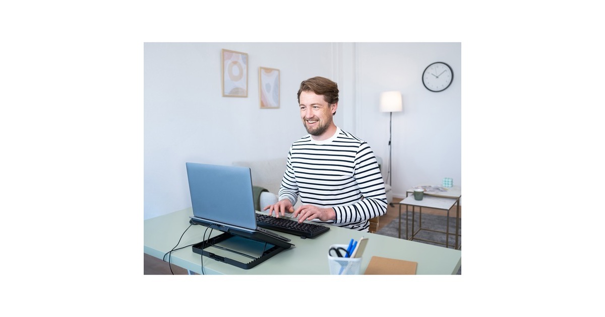 TrustExto laptop cooling stand laptopkoeler  (Grijs)