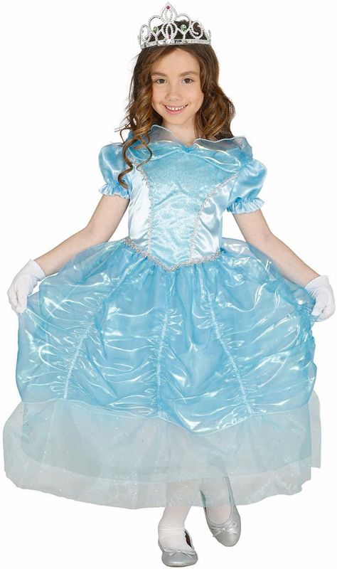 Fiestas Guirca - Zwaan - Jurk - Blauw - 100% Polyester