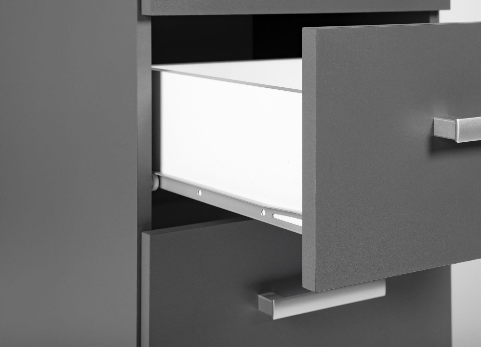 Kommode Robert 4 grau 41,2x91,5x40 cm