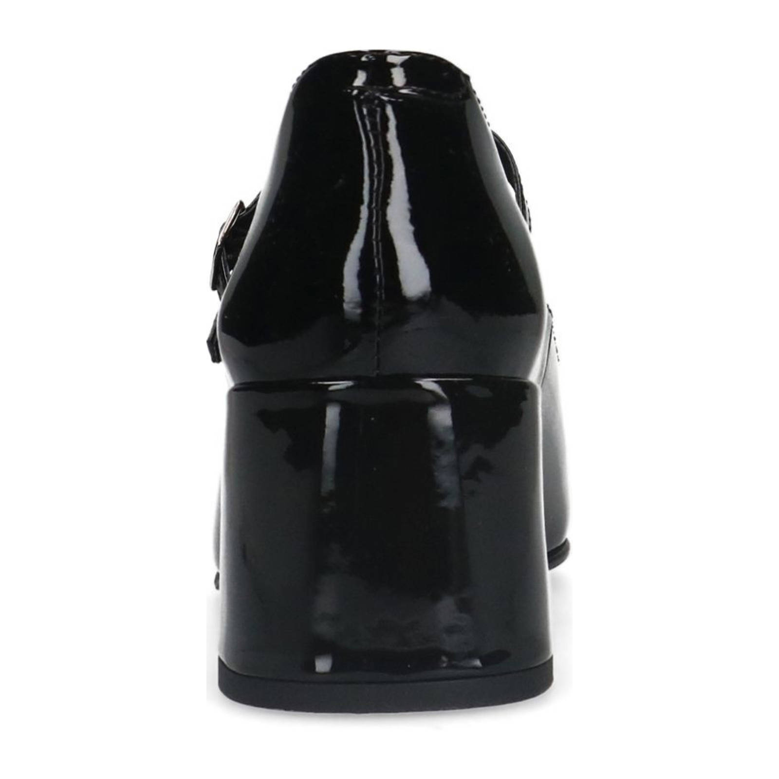 Manfield lakleren pumps zwart