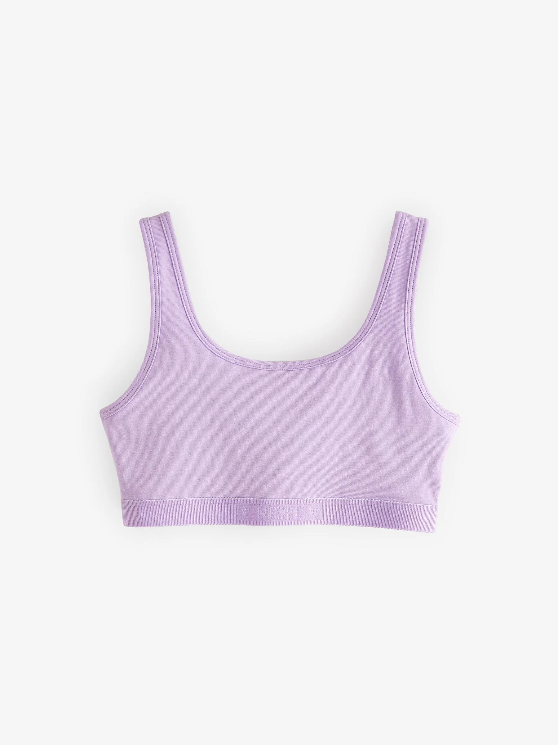 Pastelkleurig - Crop top met ronde hals (5-16jr)
