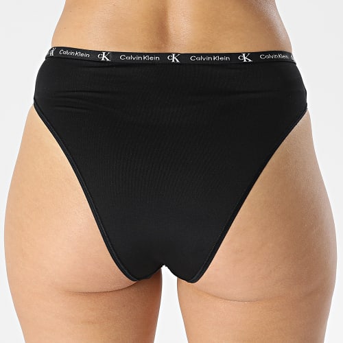 Lot De 2 Culottes Femme QD5037E Noir Rose