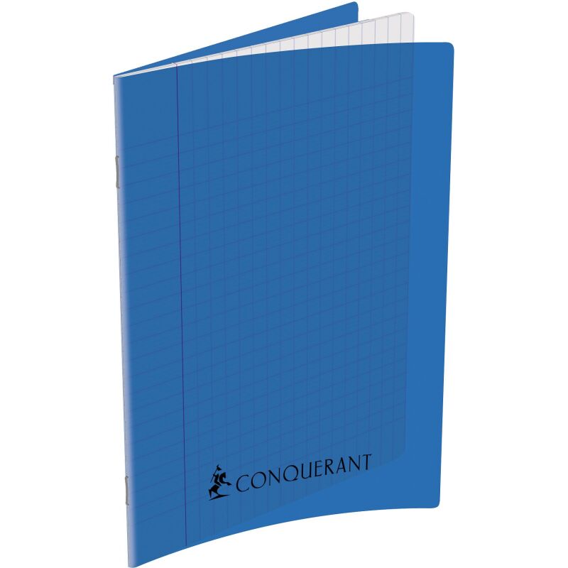 Cahier Conquerant 7 Agrafe 170X220 192P 70G Seyes Polypro