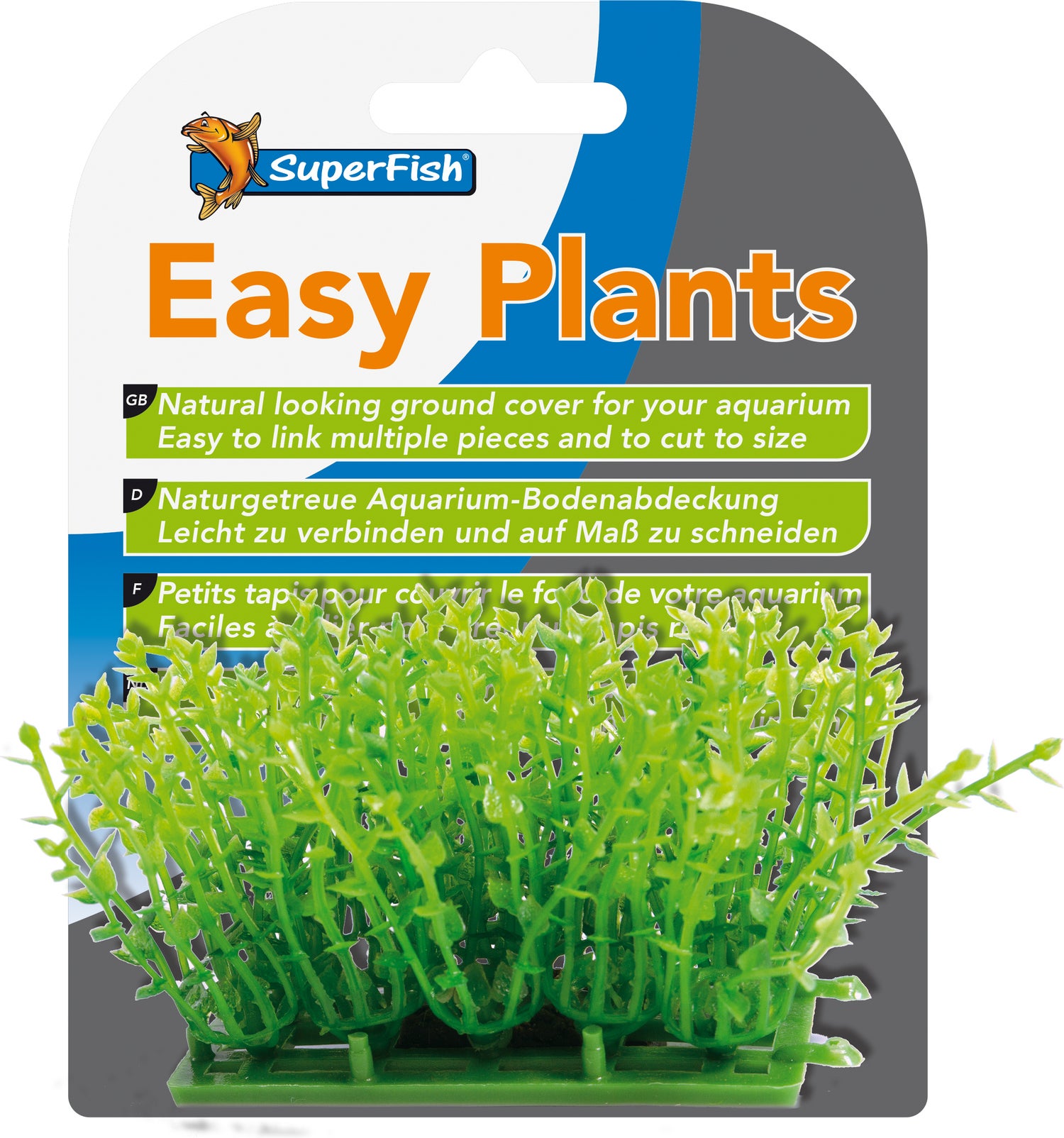 SuperFish aquarium kunstplant Easy Plants carpet M groen 8 x 4,5 x 3 cm