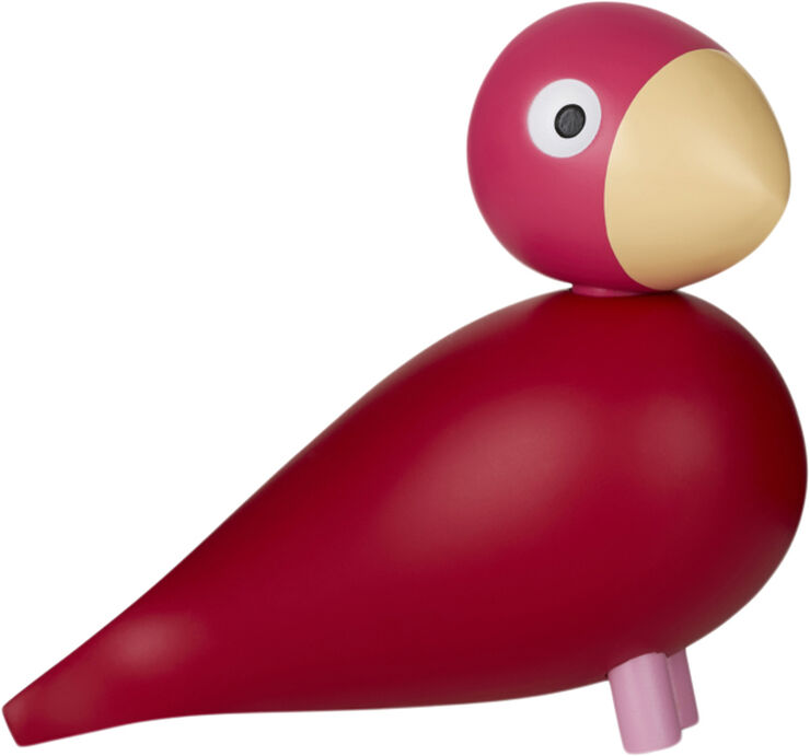 Kay Bojesen Year Bird Flora 2024 H12. 5 cm pink Lyserød