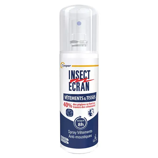 Spray Repelente de Mosquitos para Roupas e Tecidos com Tela contra Insetos 100ml