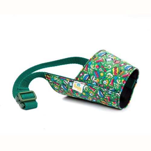 Focinheira para cães Pamppy Comic Mouth, multicolorida